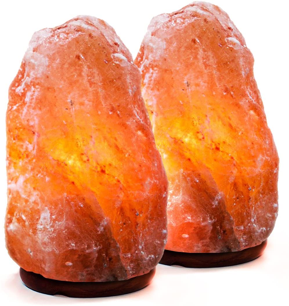 Amethya Set of 2 Himalayan Salt Lamps