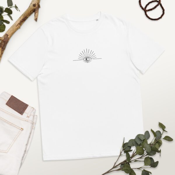 unisex organic cotton t shirt white front 63ec08881f508