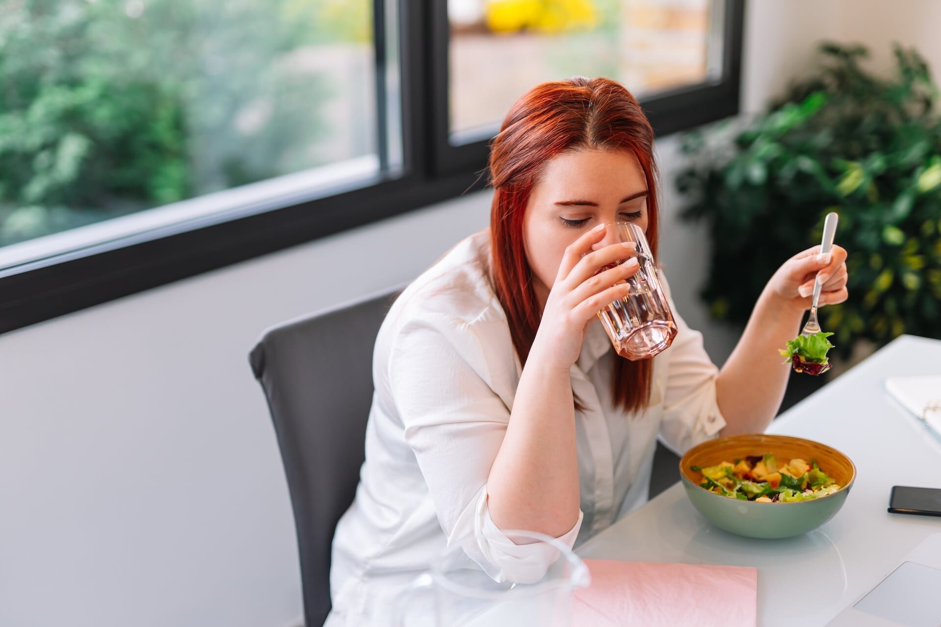 Drink more water when practicing mindful nutrition