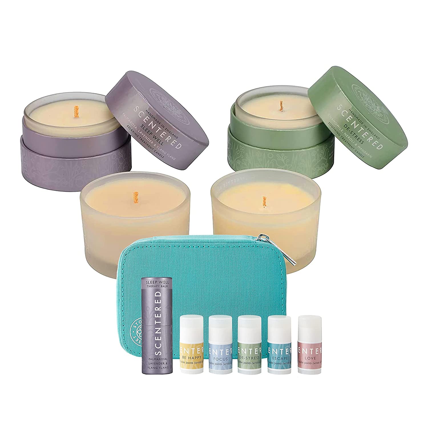 Scented Essential Oil Candle Set - A great gift choice for someone you love.